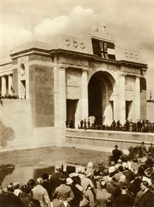 La Puerta de Menin es inaugurada, Ypres, Bélgica, 24 de julio de 1927, 1935 de Unbekannt