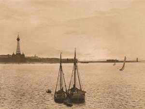 El Mersey en New Brighton, 1902 de Unbekannt