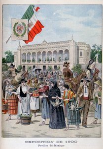El pabellón mexicano en la Exposición Universal de 1900, París, 1900 de Unbekannt