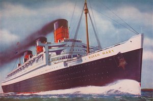 El poderoso Atlántico rompe récords, el Queen Mary, 1937