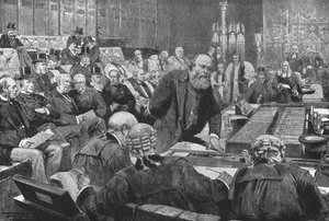 El banco ministerial de la Cámara de los Lores, 1886-1892, 1901 de Unbekannt