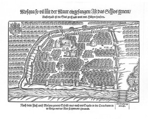 El Mapa de Moscú de Moscouiter wunderbare Historien por Sigmund von Herberstein de Unbekannt