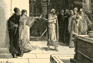 La madre de Ciro salvando su vida, 1890 de Unbekannt