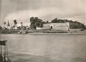 El Fuerte Murhla en el Irrawaddy, 1900 de Unbekannt