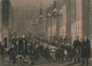La Convención Nacional...4 de febrero de 1839 en el British Coffee House de Unbekannt
