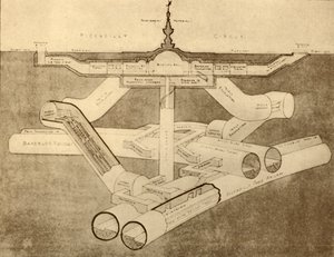 La nueva estación de metro de Piccadilly Circus, 1930 de Unbekannt