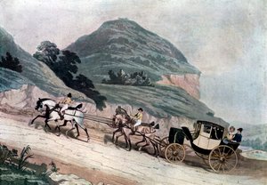 El recién elegido MP, en su camino a la Cámara de los Comunes 1835, c. 1920 de Unbekannt