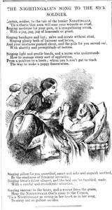La canción del ruiseñor al soldado enfermo, 1854 de Unbekannt