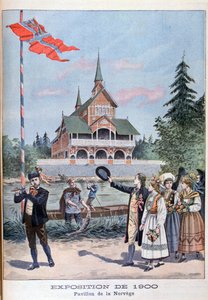 El pabellón noruego en la Exposición Universal de 1900, París de Unbekannt