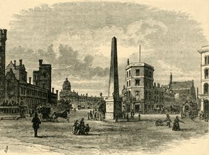 El Obelisco en el Circo de San Jorge, c1878 de Unbekannt