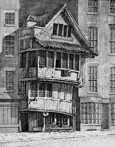 La vieja fuente en los Minories, Ciudad de Londres, c. 1798 1906 de Unbekannt