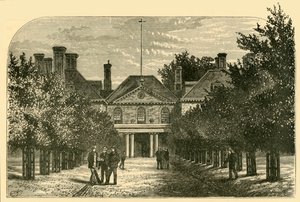La Casa Vieja, desde el Tribunal, 1898 de Unbekannt