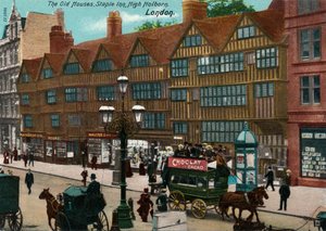 Las Casas Viejas, Staple Inn, High Holborn, Londres, 1905 de Unbekannt