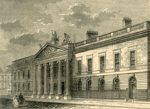 La antigua oficina de India, Leadenhall Street en 1803, c1872 de Unbekannt