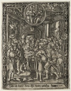 El viejo rey en su trono, c. 1520 de Unbekannt