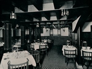 La Antigua Cocina en la Casa de Té de Miss Cranston, Argyle Street, Glasgow, c1906 de Unbekannt