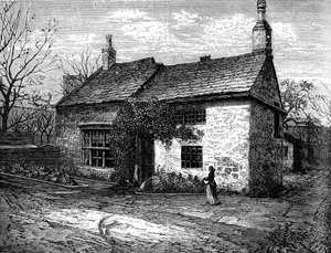 La vieja casa solariega, Morley, Leeds, West Yorkshire, lugar de nacimiento de Sir Titus Salt, c1880 de Unbekannt