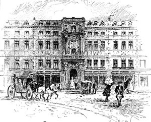 El antiguo salón de los Mercers, Londres, 1909
