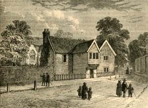 La Antigua Rectoría, Stoke Newington, en 1858, c1876