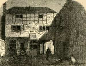 El viejo Red Lion, desde el frente de Unbekannt