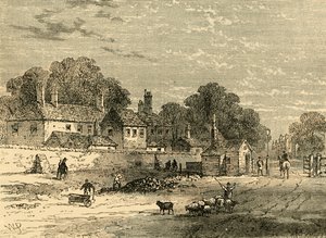 El viejo peaje, Kensington, en 1820, c1876