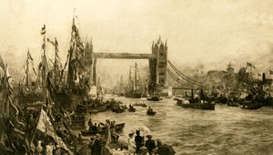 Ceremonia de Apertura del Puente de la Torre, c1894