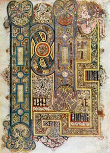 Las palabras iniciales del Evangelio de San Marcos, 800 AD, siglo XX de Unbekannt