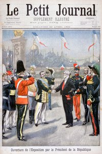 La Inauguración de la Exposición Universal por el Presidente de la República, París, 1900 de Unbekannt