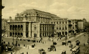 La Ópera, Viena, Austria, c. 1935 de Unbekannt