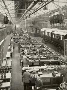 La revisión del material rodante subterráneo propiedad del Transporte de Pasajeros de Londres, 1935-36. de Unbekannt