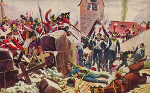 La infantería ligera de Ox. y Bucks. La batalla en el cementerio de Vimiero, 1808, 1939 de Unbekannt