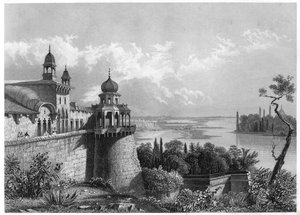 El palacio en Agra, c. 1860 de Unbekannt