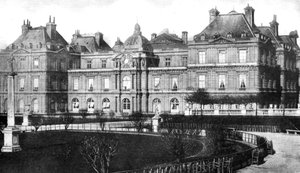 El Palacio de Luxemburgo, sede del Senado francés, París, Francia de Unbekannt
