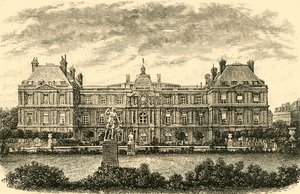 El Palais De Luxembourg, París, 1890 de Unbekannt