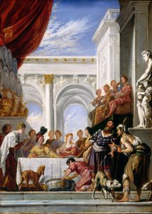 La parábola de Lázaro y el hombre rico, 1618-1628