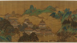 El Festival del Melocotón de la Reina Madre del Oeste, dinastía Ming o Qing, siglo XVII-XVIII de Unbekannt