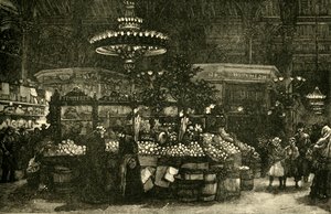 El mercado del pueblo, 1898