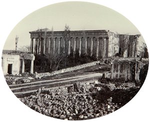 La Catedral de San Pedro y San Pablo en Sebastopol después de la Guerra de Crimea, Crimea, finales de la década de 1850 de Unbekannt