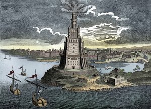 El Faro de Alejandría, siglo XVIII de Unbekannt