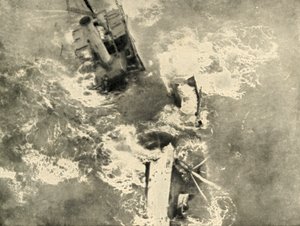 El trabajo de los piratas: Desmantelamiento de un vapor, 1919 de Unbekannt