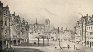 La Place de Grève en el siglo XV, 1915 de Unbekannt