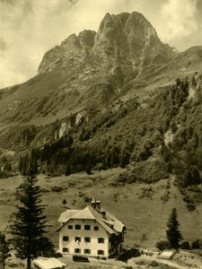 El Paso Plocken en la cordillera de los Alpes Cárnicos, Austria, c. 1935 de Unbekannt