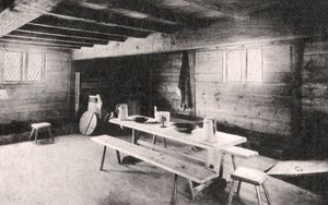 El primer puesto comercial de la colonia de Plymouth, Bourne, Massachusetts, EE.UU., c. 1900s de Unbekannt
