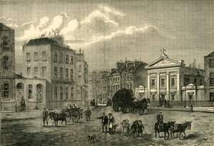 El Polígono, Somers Town, en 1850 de Unbekannt