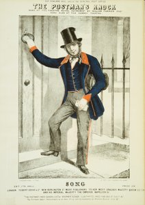 El golpe del cartero, c1855 de Unbekannt