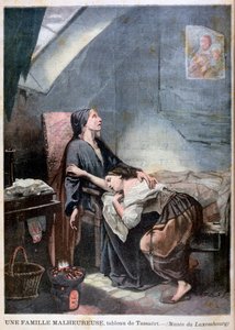 La familia empobrecida, o El suicidio, 1849, 1897 de Unbekannt