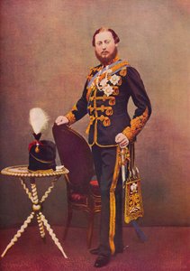 El Príncipe de Gales como Coronel de los 10º Húsares, c. 1865 1910 de Unbekannt