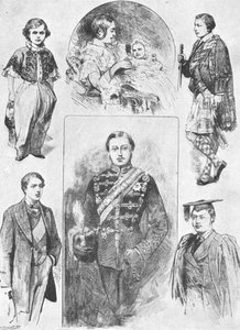 El Príncipe de Gales en sus Primeros Días, 1901