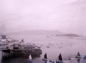El muelle de paseo en Plymouth, Devon de Unbekannt