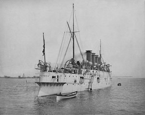 El Crucero Protegido Columbia, c. 1897
